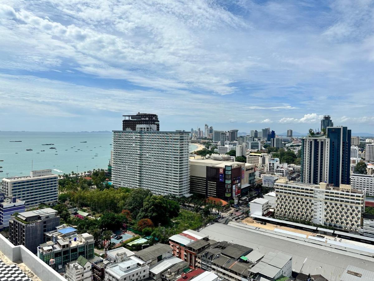 Best Location Condo With Swimming Pool, Gym, Sauna, Washing Mashine, Fast Internet In Central Of Pattaya Eksteriør billede