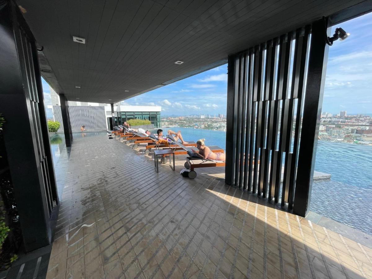 Best Location Condo With Swimming Pool, Gym, Sauna, Washing Mashine, Fast Internet In Central Of Pattaya Eksteriør billede