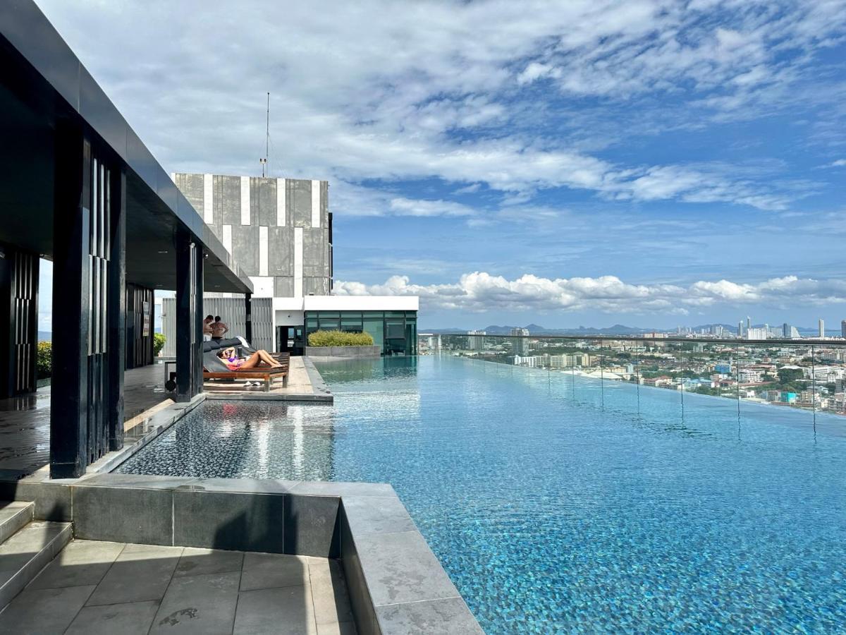 Best Location Condo With Swimming Pool, Gym, Sauna, Washing Mashine, Fast Internet In Central Of Pattaya Eksteriør billede